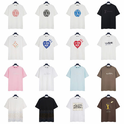 Correct version high quality 26 new donkey home short sleeve classic LOGO print short sleeve T-shirt for men and women