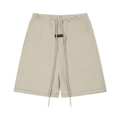 European and American trendy brand 25SS silicone letter logo casual shorts summer loose cropped pants for men and women