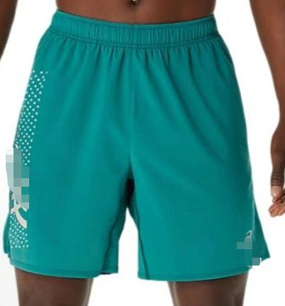 High version 2026 European and American men's summer sports quick-drying, breathable, simple casual crew neck T-shirt shorts set