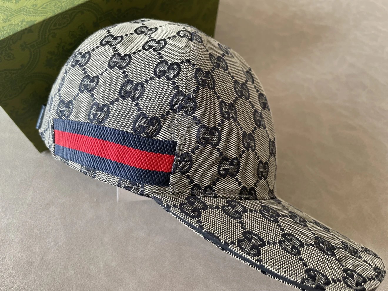 G family double G series GG pattern pattern print exquisite and beautiful cotton baseball cap
