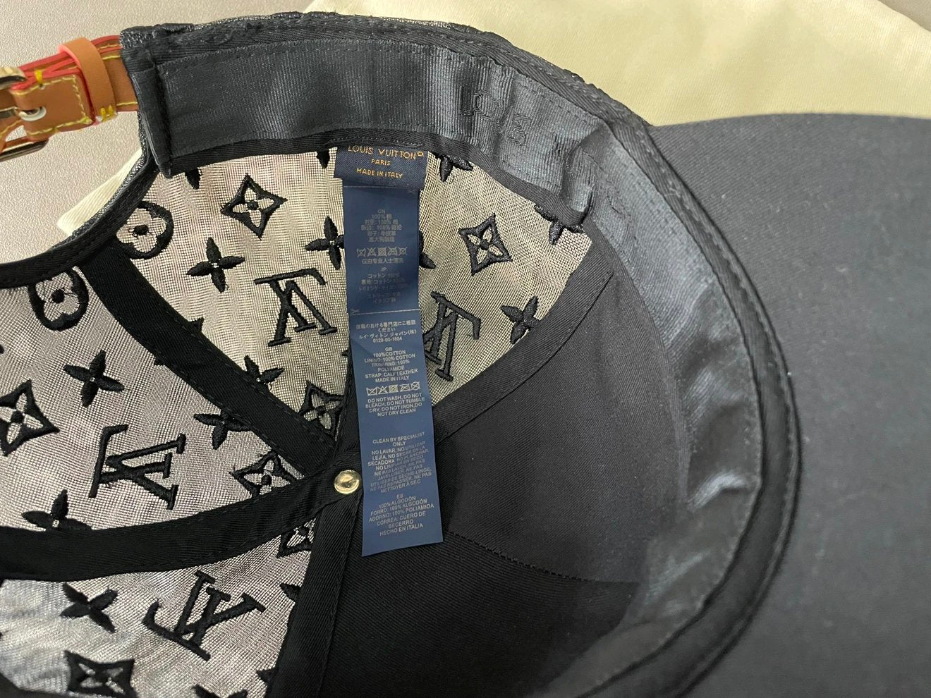 Classic logo cotton peaked cap trendy hip hop baseball cap men's