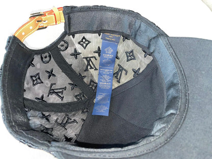 Classic logo cotton peaked cap trendy hip hop baseball cap men's