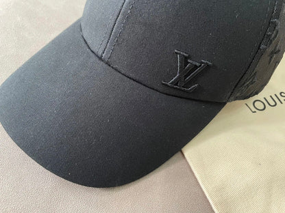 Classic logo cotton peaked cap trendy hip hop baseball cap men's