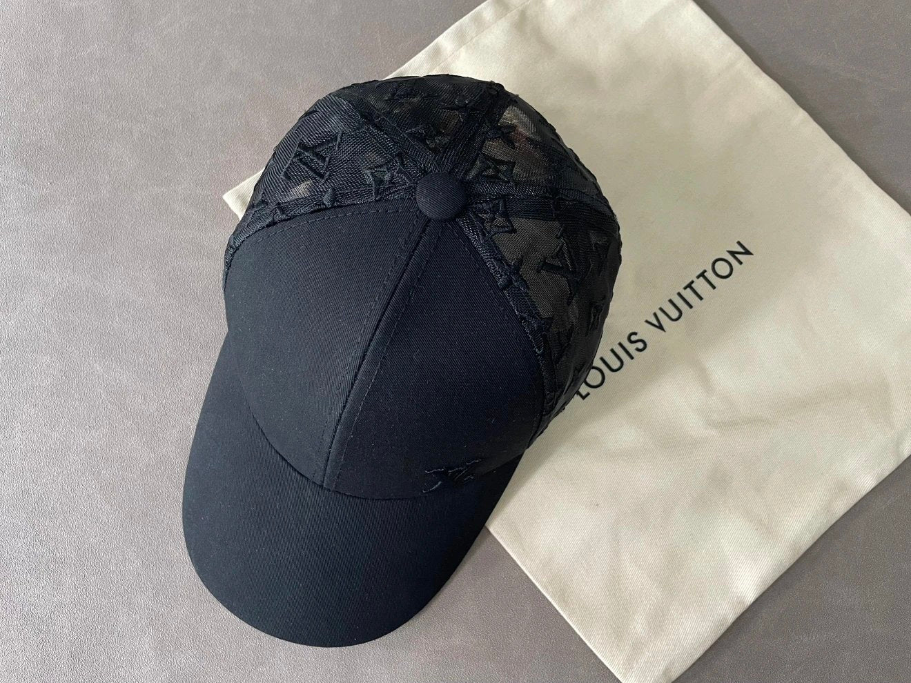 Classic logo cotton peaked cap trendy hip hop baseball cap men's