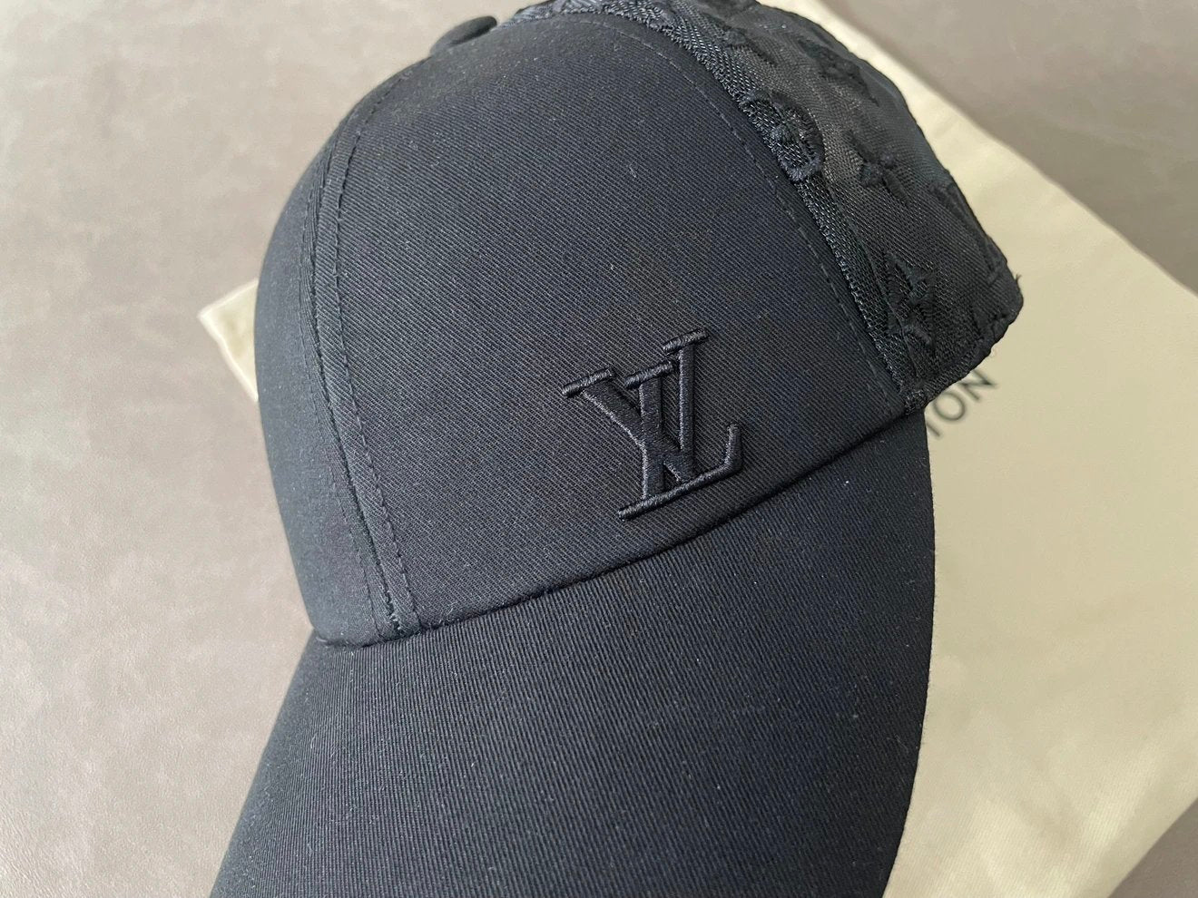 Classic logo cotton peaked cap trendy hip hop baseball cap men's