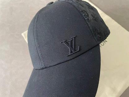 Classic logo cotton peaked cap trendy hip hop baseball cap men's