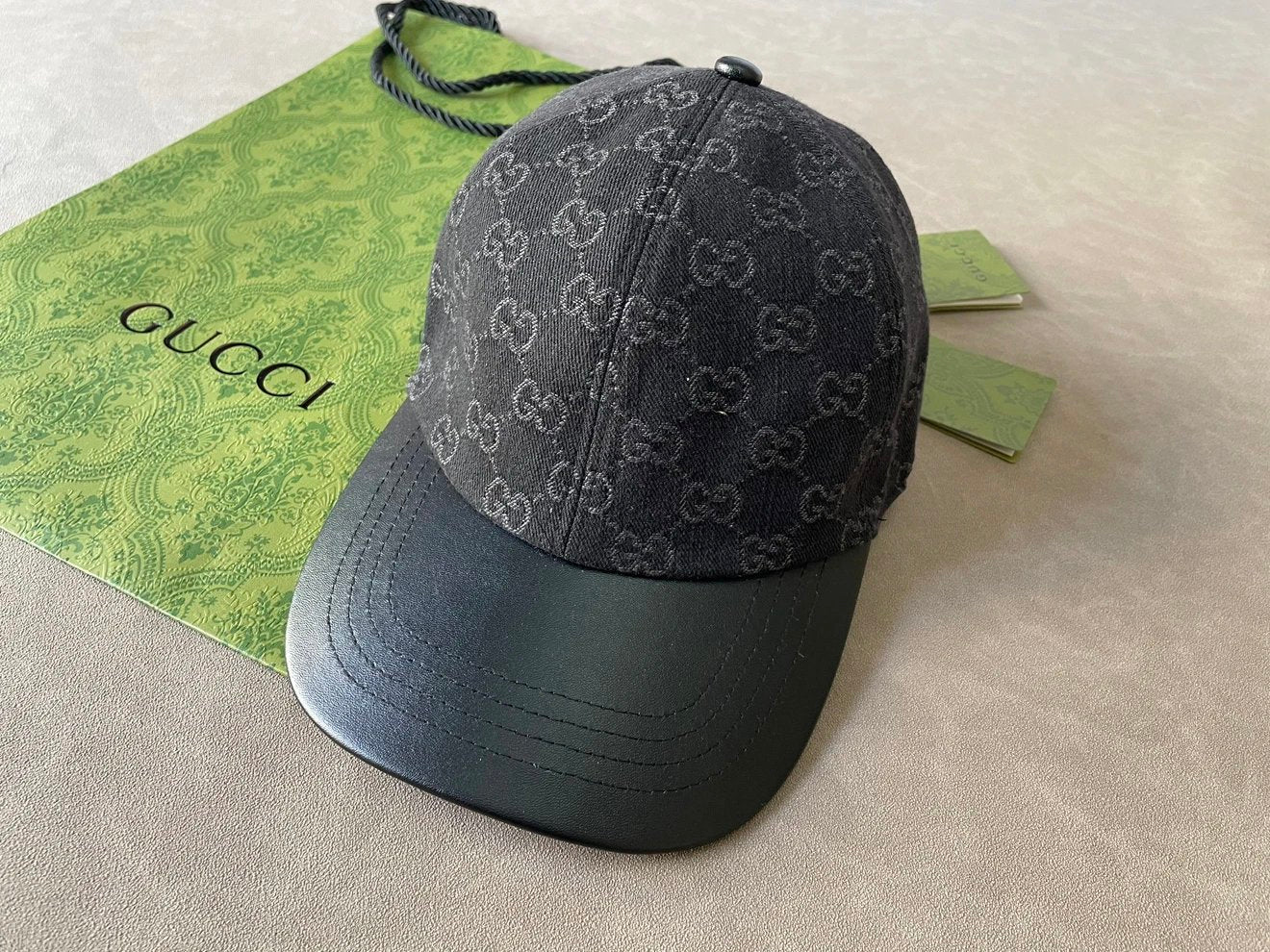 G Brand Original Design Polyester Fiber Cotton Sheepskin Viscose Fiber Baseball Cap Men's Black