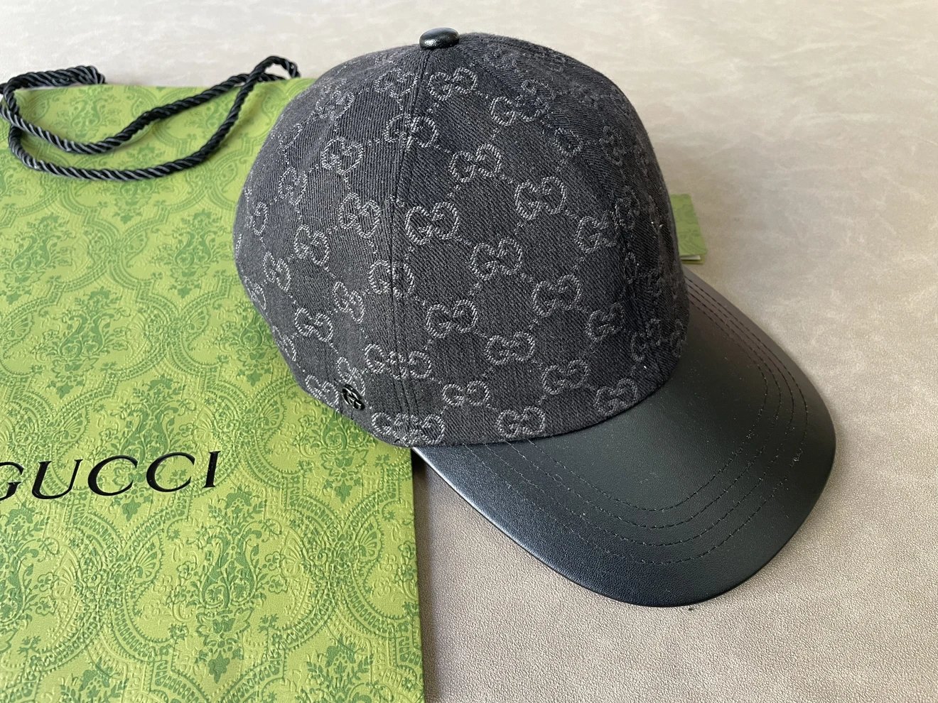 G Brand Original Design Polyester Fiber Cotton Sheepskin Viscose Fiber Baseball Cap Men's Black