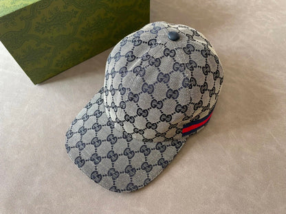 G family double G series GG pattern pattern print exquisite and beautiful cotton baseball cap