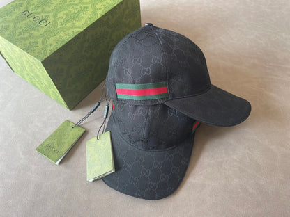 G brand double G print baseball cap men's black style