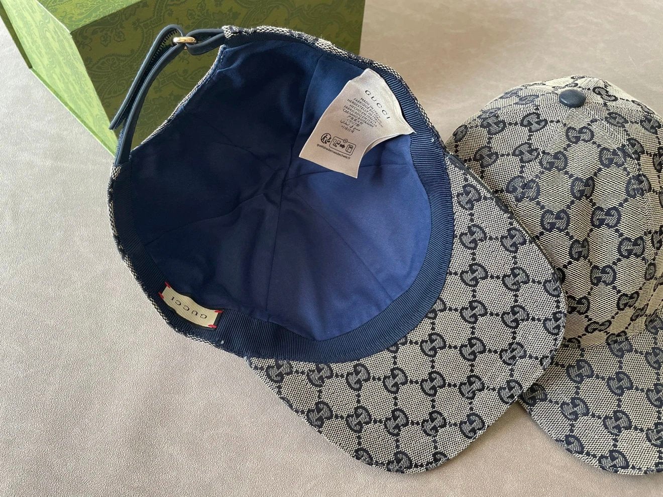 G family double G series GG pattern pattern print exquisite and beautiful cotton baseball cap