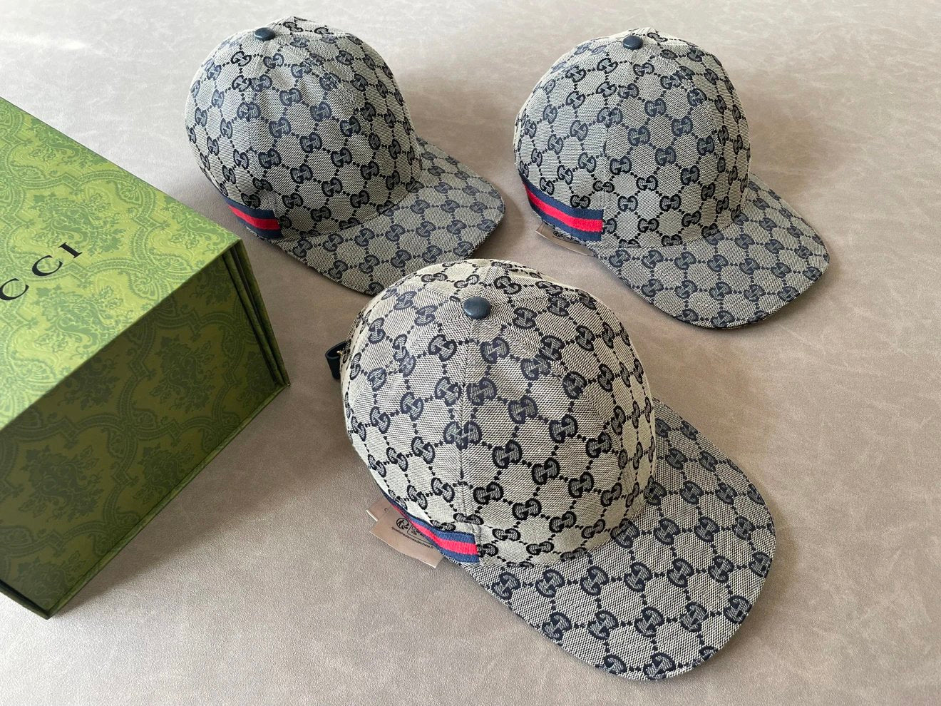 G family double G series GG pattern pattern print exquisite and beautiful cotton baseball cap