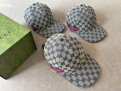 G family double G series GG pattern pattern print exquisite and beautiful cotton baseball cap