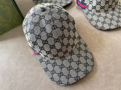 G family double G series GG pattern pattern print exquisite and beautiful cotton baseball cap