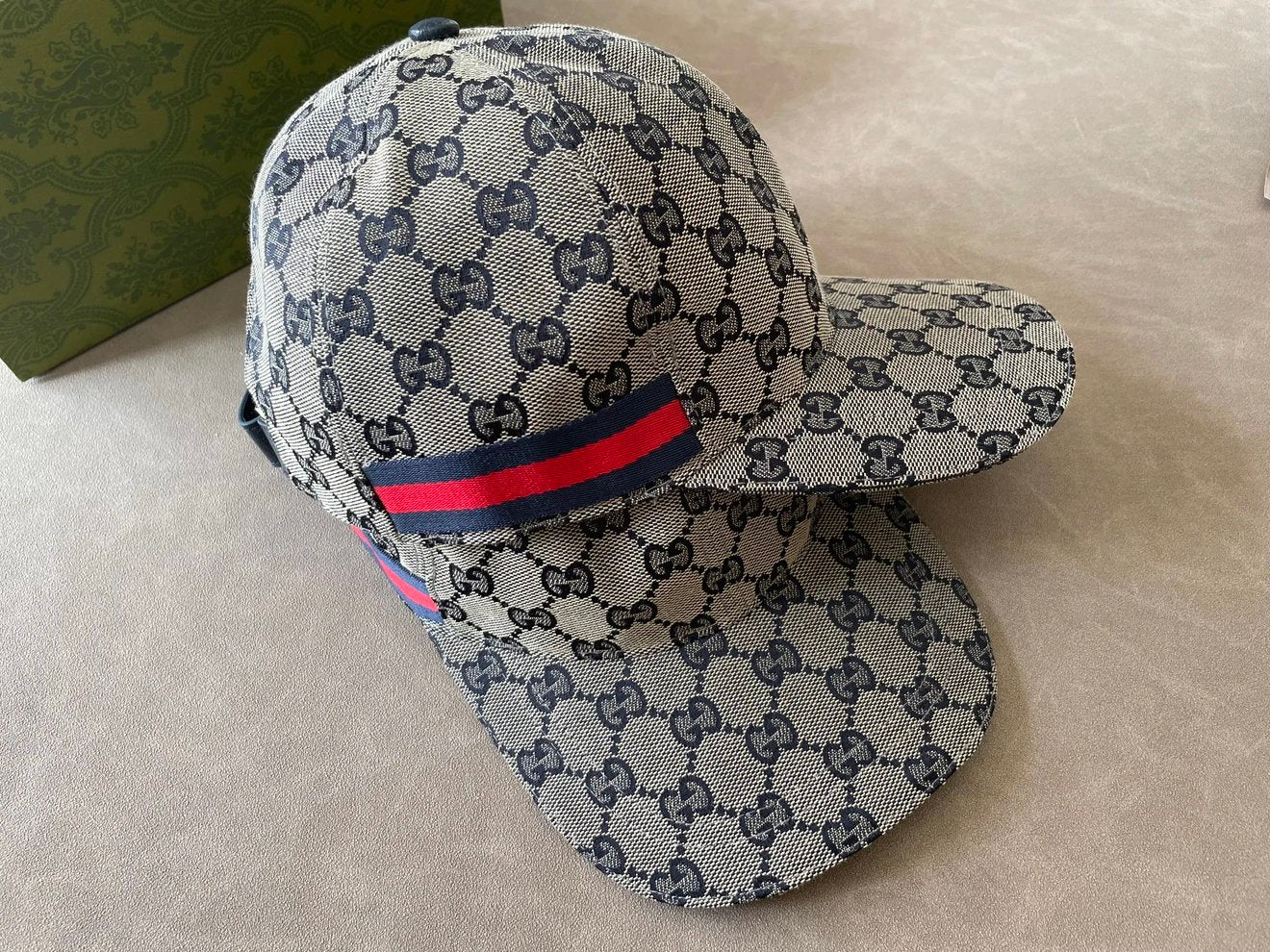 G family double G series GG pattern pattern print exquisite and beautiful cotton baseball cap