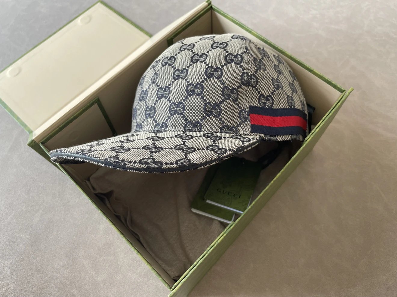G family double G series GG pattern pattern print exquisite and beautiful cotton baseball cap