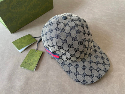 G family double G series GG pattern pattern print exquisite and beautiful cotton baseball cap