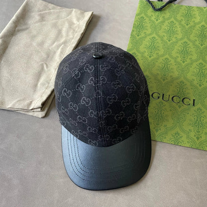 G Brand Original Design Polyester Fiber Cotton Sheepskin Viscose Fiber Baseball Cap Men's Black