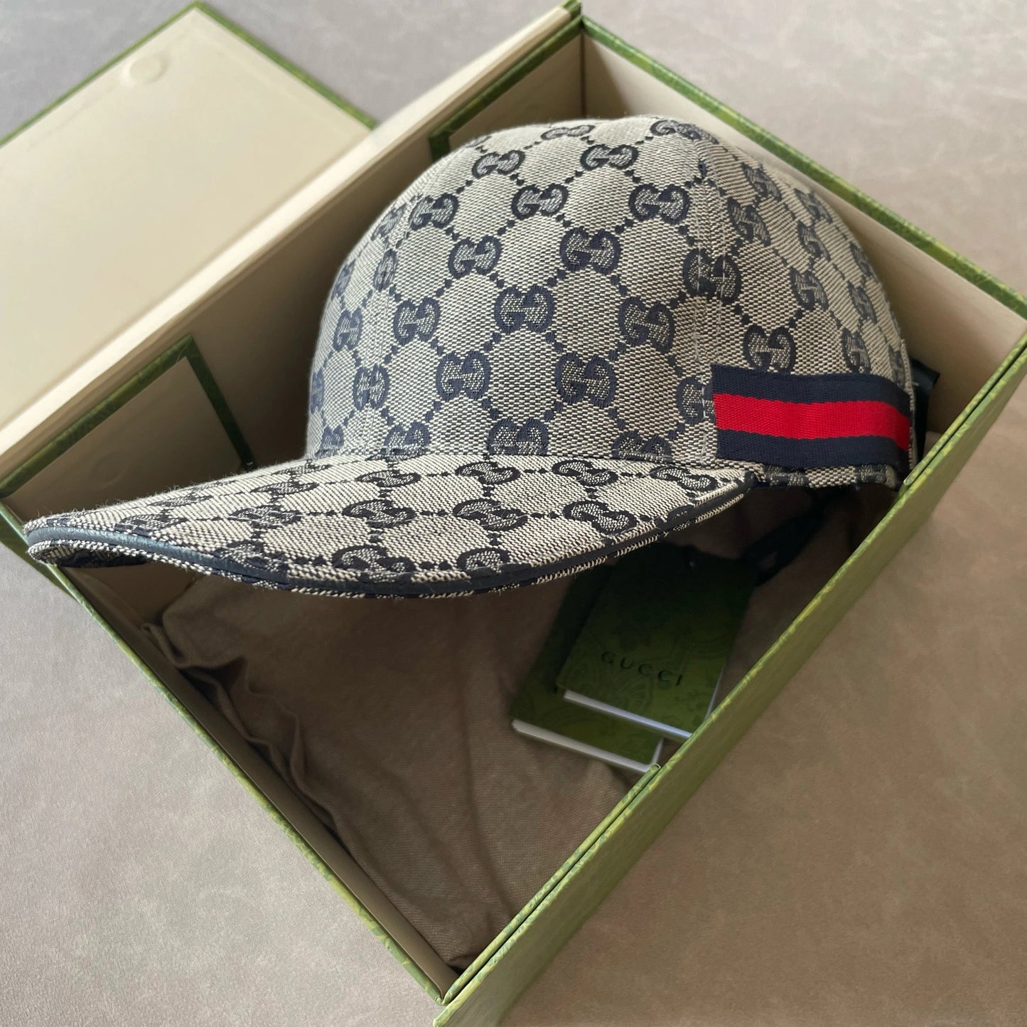 G family double G series GG pattern pattern print exquisite and beautiful cotton baseball cap