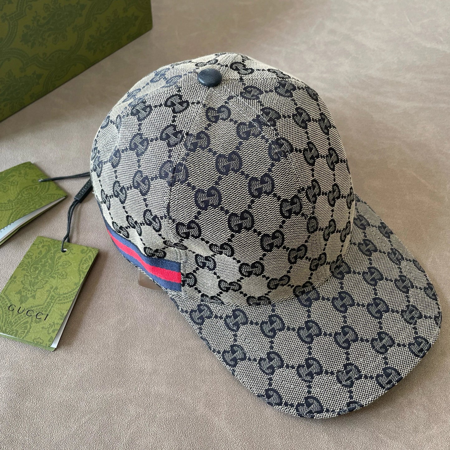 G family double G series GG pattern pattern print exquisite and beautiful cotton baseball cap