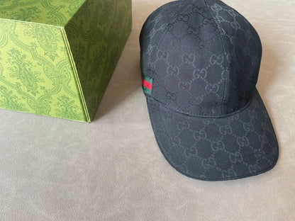 G brand double G print baseball cap men's black style